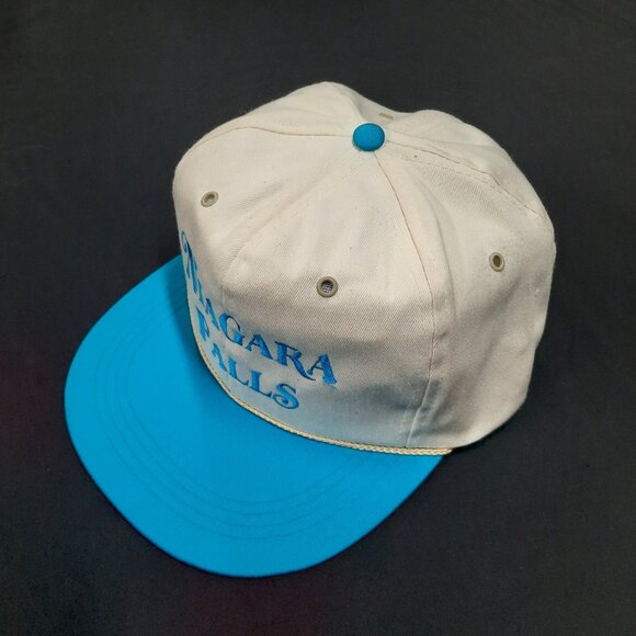 Vintage Niagara Falls Snapback Hat Vacation Travel Wear Nautical 90s Embroidered - Picture 3 of 5